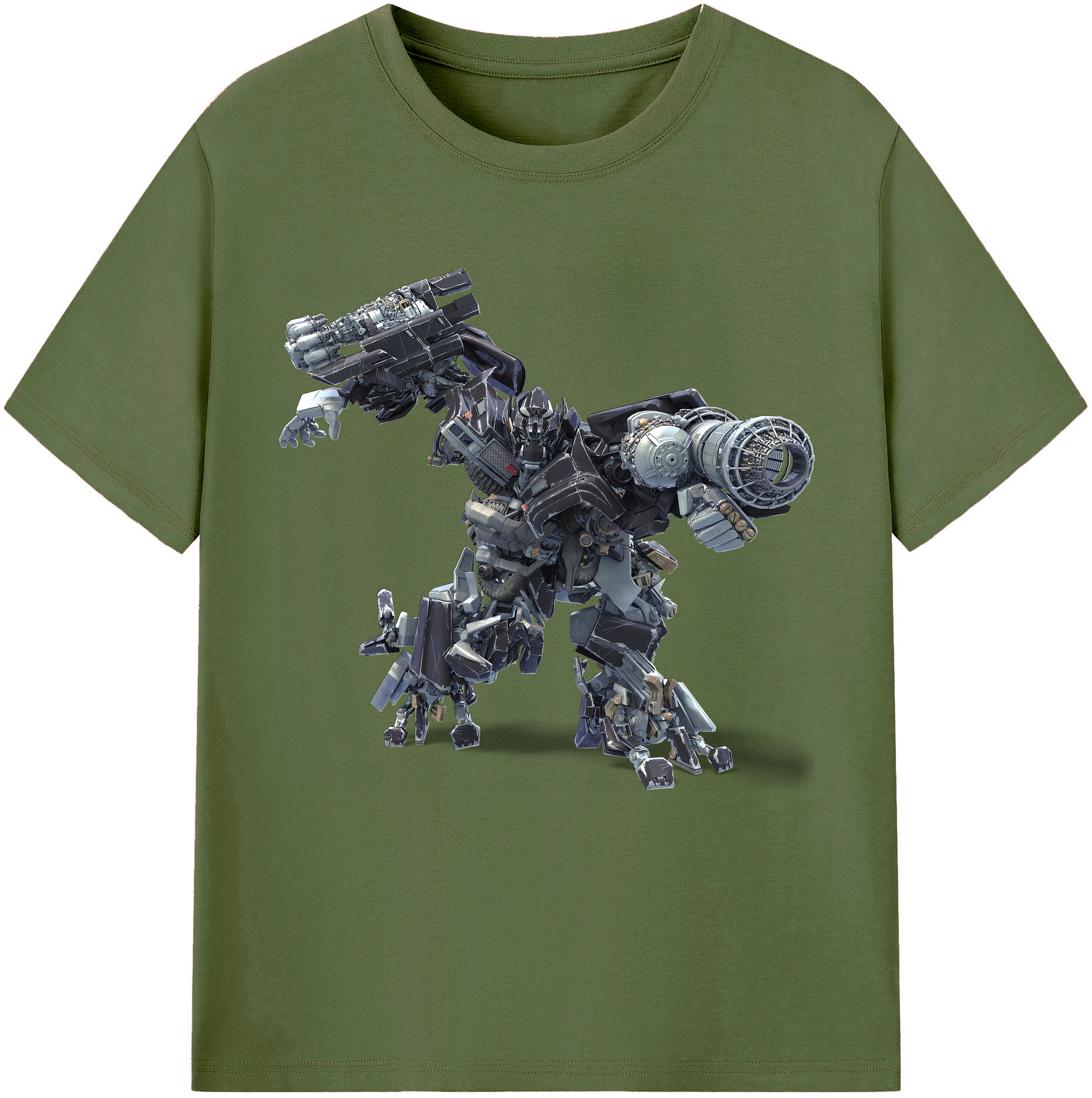 （画像用） Transformers トランスフォーマー 綿100％半袖Tシャツ（フロントプリント）